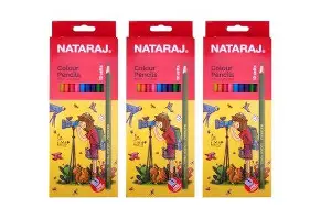 Nataraj Coloured Pencils (long)